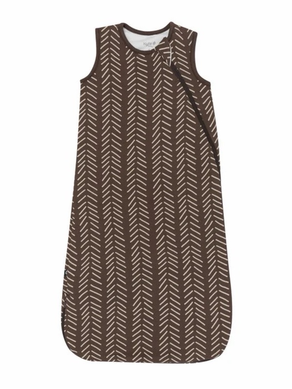 Kyte Baby Espresso Brown Herringbone Sleep Sack Size XL